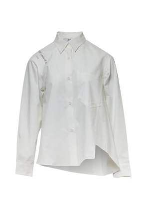 Ordinary Couture Code oblique flow shirt - White