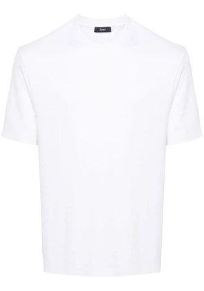 Herno logo-plaque cotton T-shirt - White