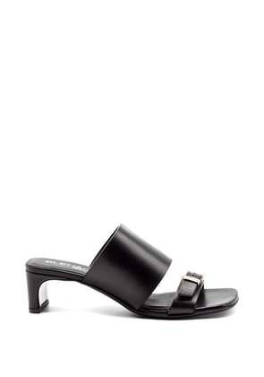 Elena Iachi buckle-detail leather sandals - Black