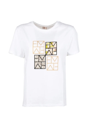 Marella Emme graphic-embellishment T-shirt - White