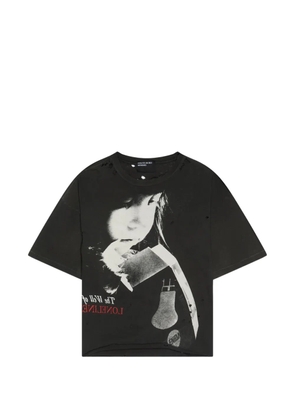 Enfants Riches Déprimés Well Of Loneliness distressed graphic T-shirt - Black