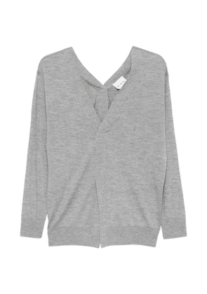 SA SU PHI V-neck cashmere sweater - Grey
