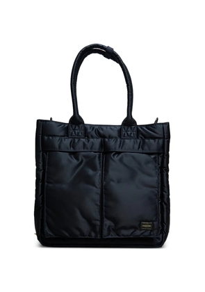 Porter quilted dual-compartment tote bag - Blue