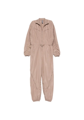 adidas by Stella McCartney zip-fastening drawstring jumpsuit - Brown