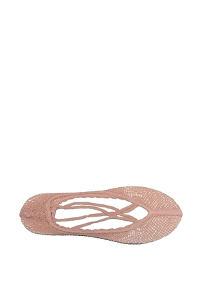 Antipast fishnet short socks - Pink