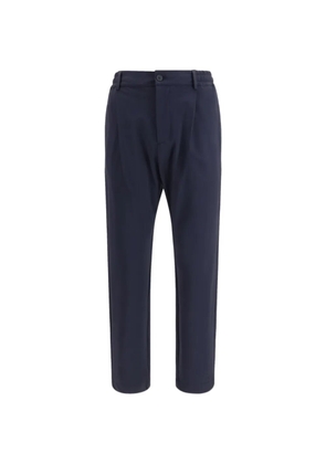 Cruna button pleated trousers - Blue