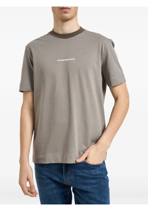 Emporio Armani crew-neck T-shirt - Grey
