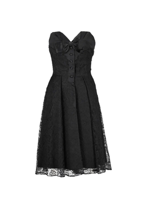 Vintage 1950s Lace New Look Cocktail midi dress - Black
