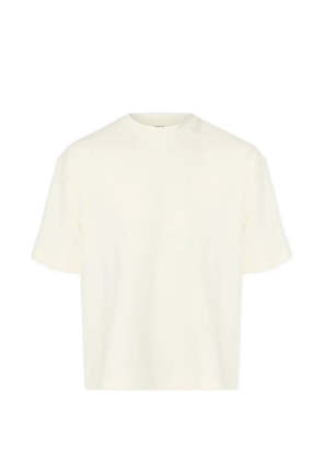 SELECTED round-neck T-shirt - Neutrals