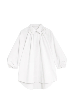 Semicouture gathered-collar shirt - White