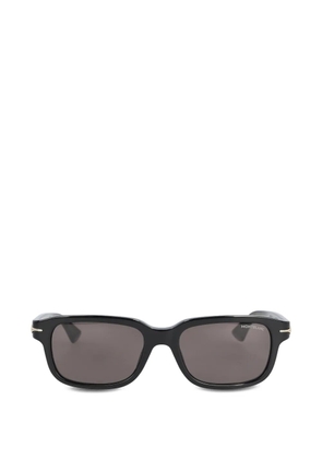Montblanc Nib rectangular-frame sunglasses - Black
