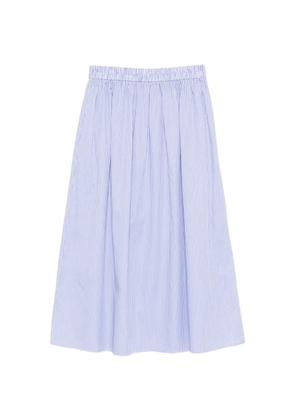 ARCHIVIO 67 striped A-line skirt - Blue