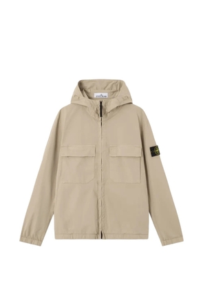 Stone Island hooded chest-pocket jacket - Neutrals