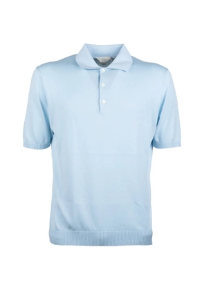 Malo button-up polo shirt - Blue