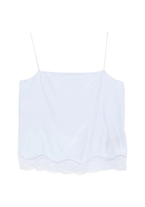 Dorothee Schumacher Playful Volumes lace-trim top - Blue