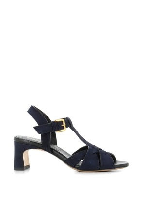 Tassinari buckled suede sandals - Blue