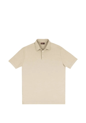 slowear buttoned polo shirt - Neutrals