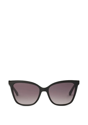 Karl Lagerfeld geometric-frame logo-detail sunglasses - Black