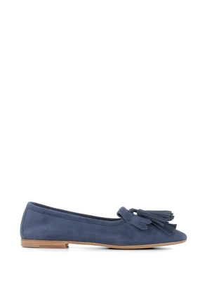 Henderson Baracco tassel-detail suede loafers - Blue