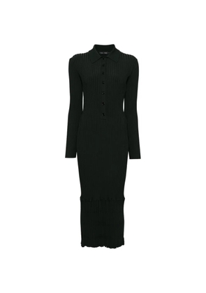 Proenza Schouler sunburst ribbed midi dress - Green
