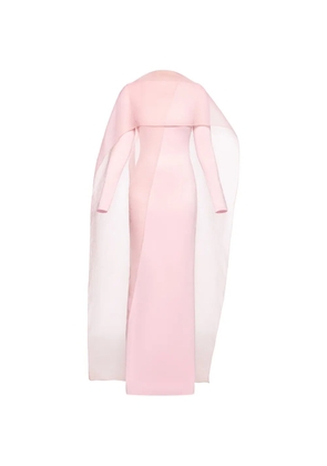 CHATS BY C.DAM Shahi overlay long-sleeve dress - Pink