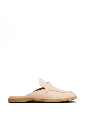 Tod's leather mules - Neutrals