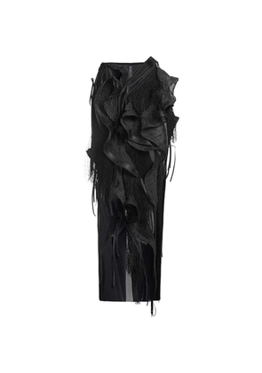 Maticevski fringe-detail skirt - Black
