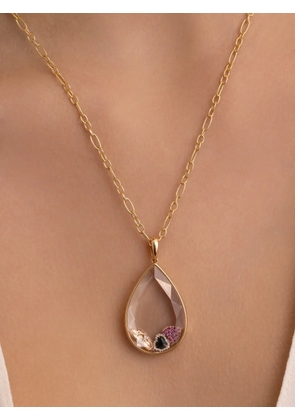 Loquet Black Eclipse diamond charm - Gold