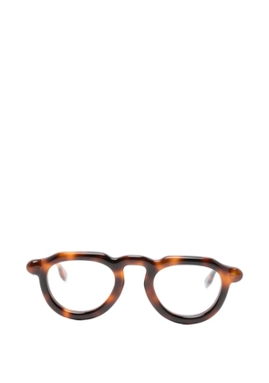 Paloceras round-frame glasses - Brown
