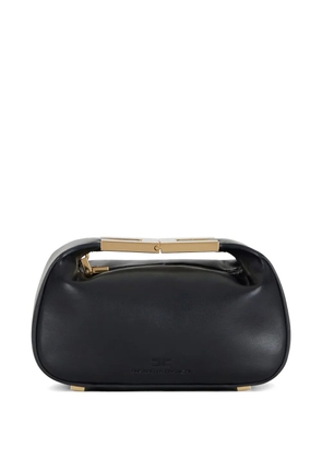 Elisabetta Franchi logo-debossed mini bag - Black