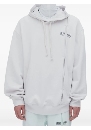 KUSIKOHC logo-print hoodie - White