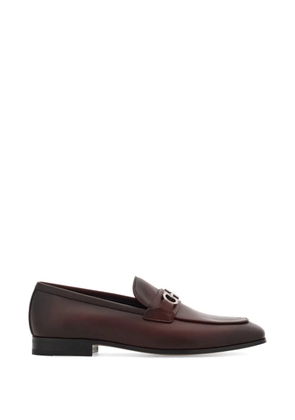 Ferragamo Gancini detail loafers - Brown
