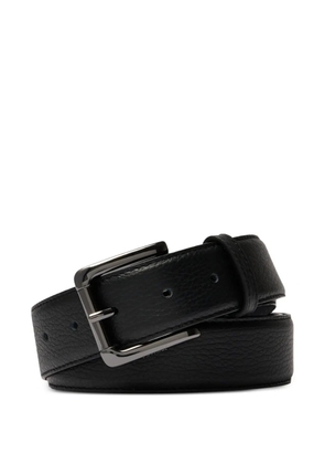 Lancel adjustable grained-leather belt - Black