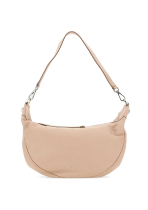 GIANNI CHIARINI Aisha zip grained leather shoulder bag - Neutrals