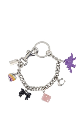 Coach charm-link keyring - Silver