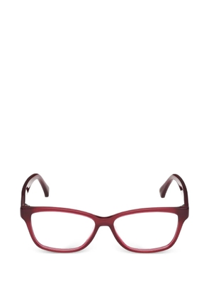 Max Mara Eyewear rectangle-frame glasses - Red