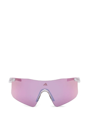 adidas logo-detail sunglasses - White