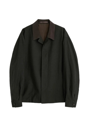 OUR LEGACY contrast-collar jacket - Green
