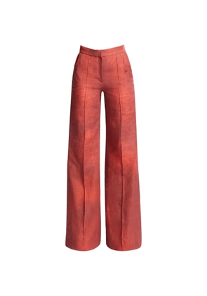 Elie Saab printed trousers - Red