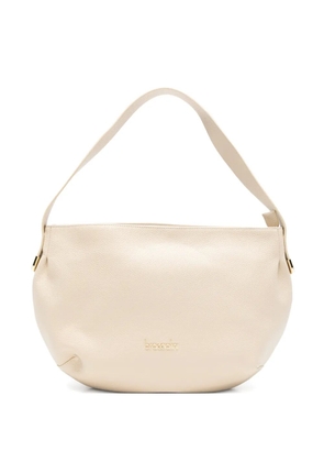 Braccialini Ariel pebbled-leather shoulder bag - Neutrals