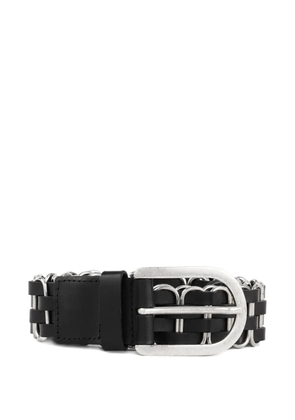 Ba&Sh Beck woven-design buckle belt - Black