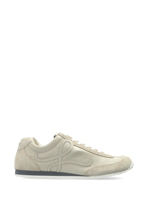 LOEWE lace-up logo sneakers - Neutrals