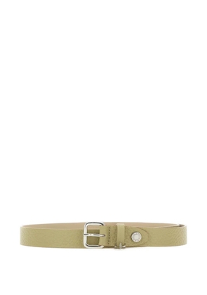 GIANNI CHIARINI grained leather belt - Green