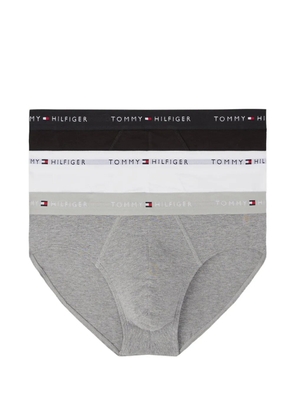 Tommy Hilfiger logo-waistband briefs (pack of three) - Grey