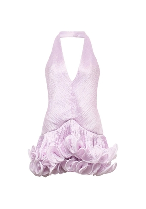 Stolen Stores Ms. Tutu V-neck ruffled mini dress - Purple