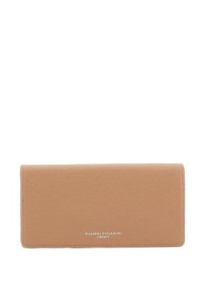 GIANNI CHIARINI pebbled grained wallet - Neutrals