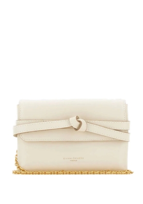 GIANNI CHIARINI Belty chain-strap cross body bag - Neutrals