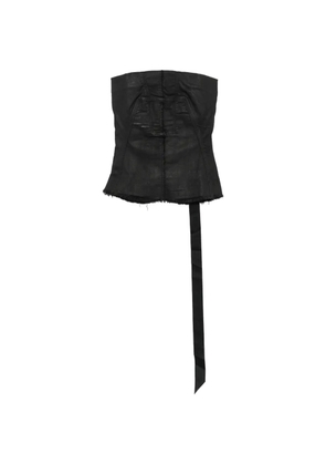 Rick Owens DRKSHDW frayed top - Black