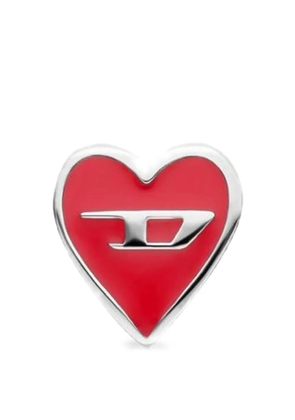 Diesel heart-logo stud earring - Silver