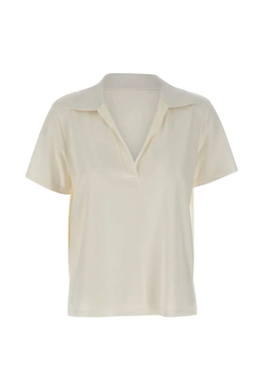 kaos V-neck collared T-shirt - Neutrals